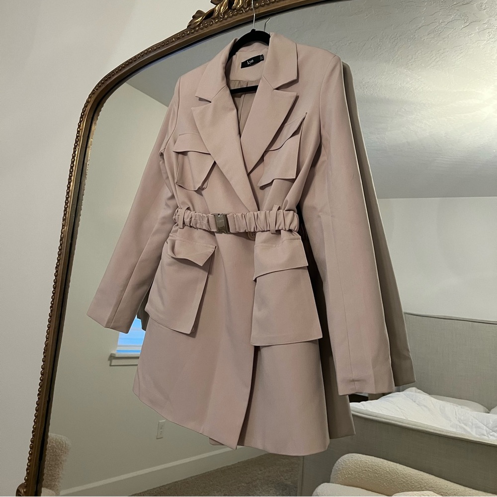 Fitted blazer dress